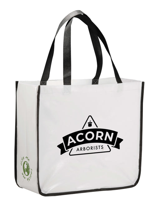 Custom Gloss Laminated Non-Woven Shopper Tote