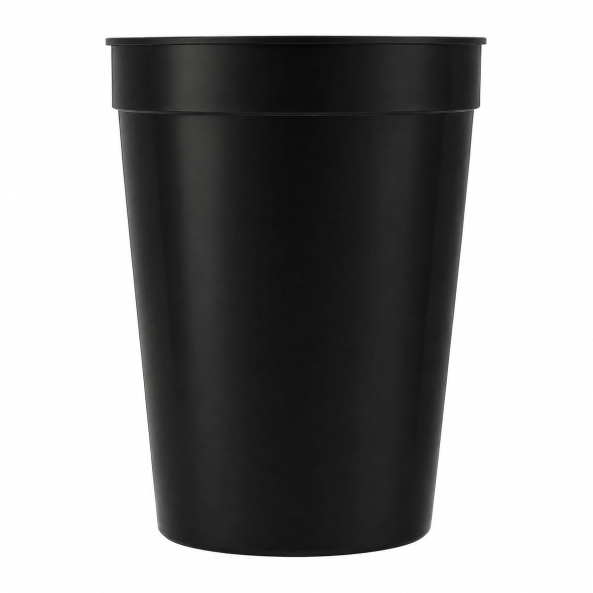 Custom Solid 12oz Stadium Cup - blank SM-6011BK