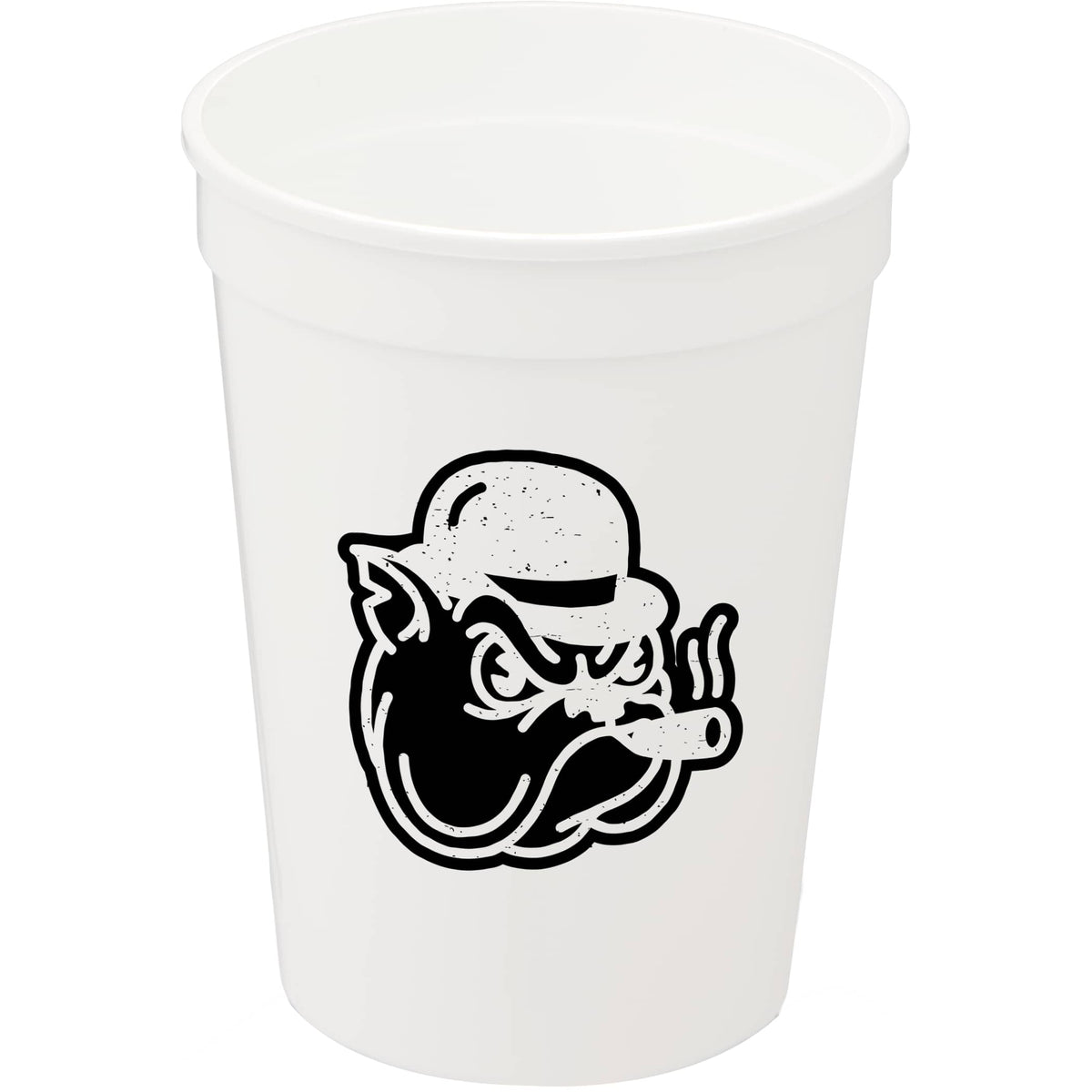 Custom Solid 12oz Stadium Cup - decorated SM-6011FRST