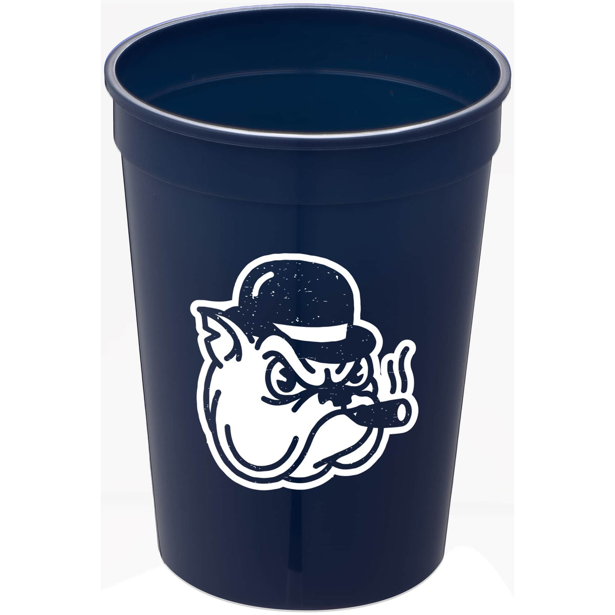 Custom Solid 12oz Stadium Cup - decorated SM-6011NY