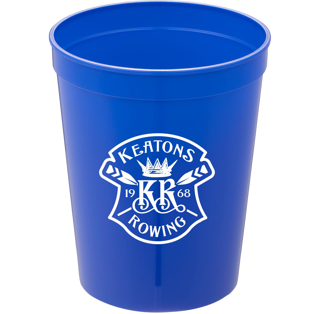 Custom Solid 16oz Stadium Cup - decorated SM-6012BL