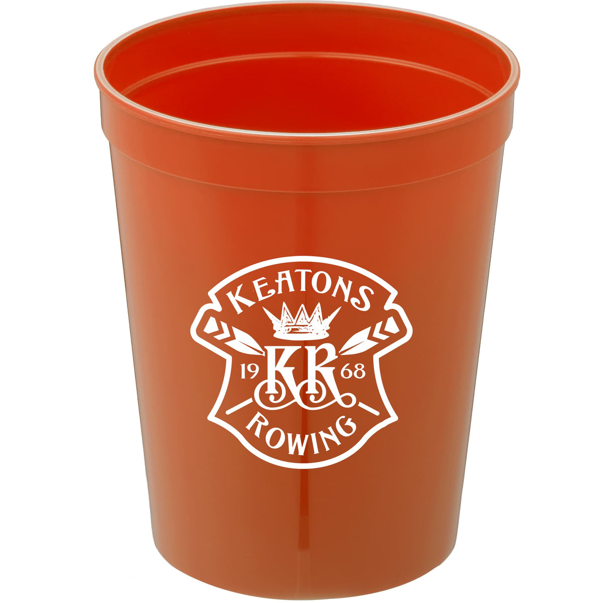 Custom Solid 16oz Stadium Cup - decorated SM-6012OR
