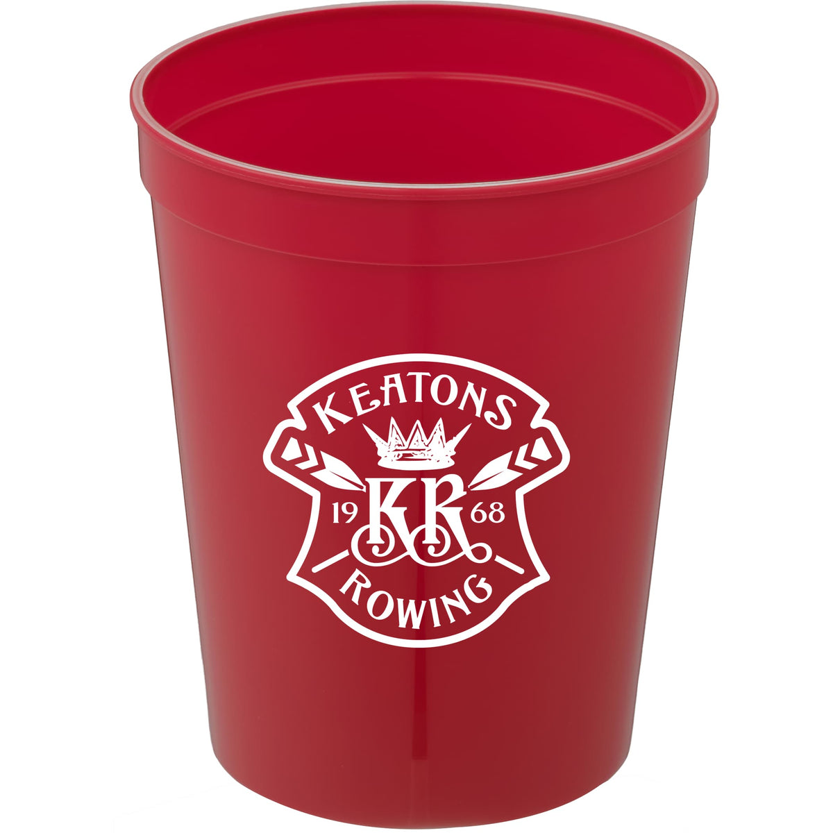 Custom Solid 16oz Stadium Cup - decorated SM-6012RD