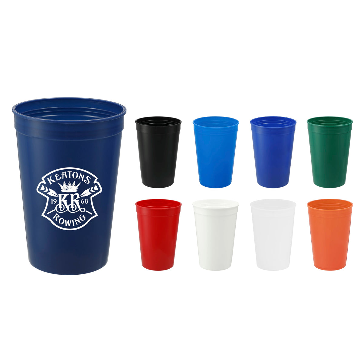 Custom Solid 16oz Stadium Cup - decorated SM-6012NY