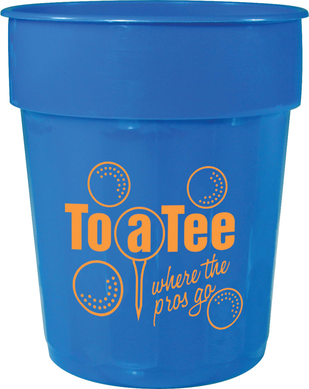 Custom Fluted 16oz Stadium Cup - decorated SM-6015BL