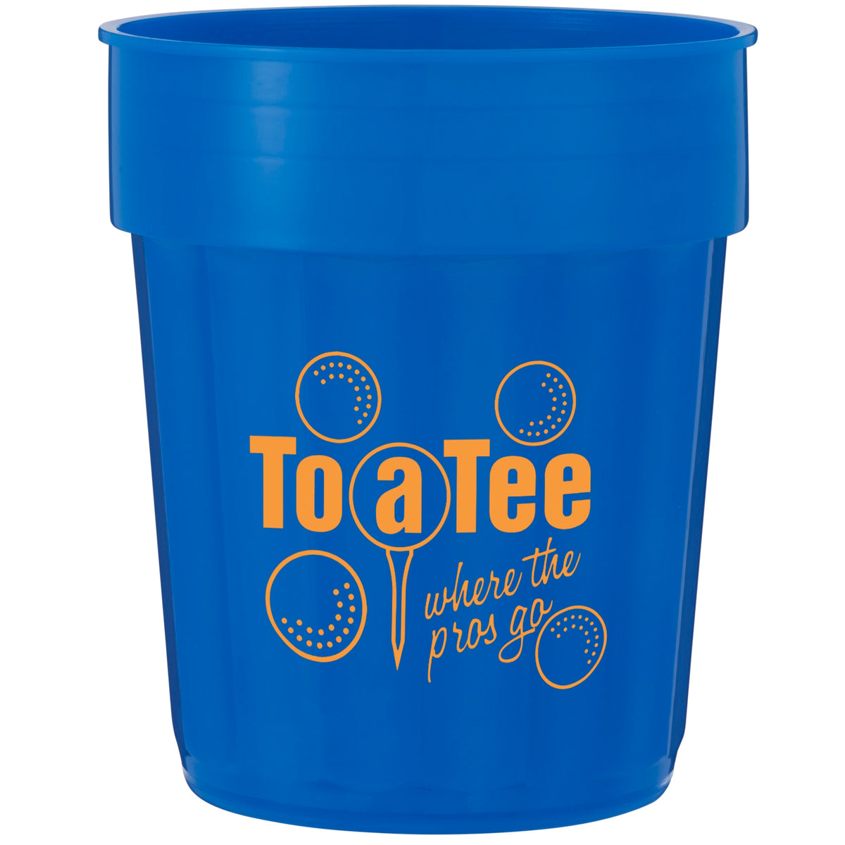 Custom Fluted 16oz Stadium Cup - decorated SM-6015TBL