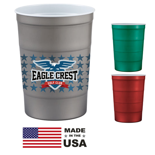 Custom Recyclable Steel Chill-Cups™ 16oz