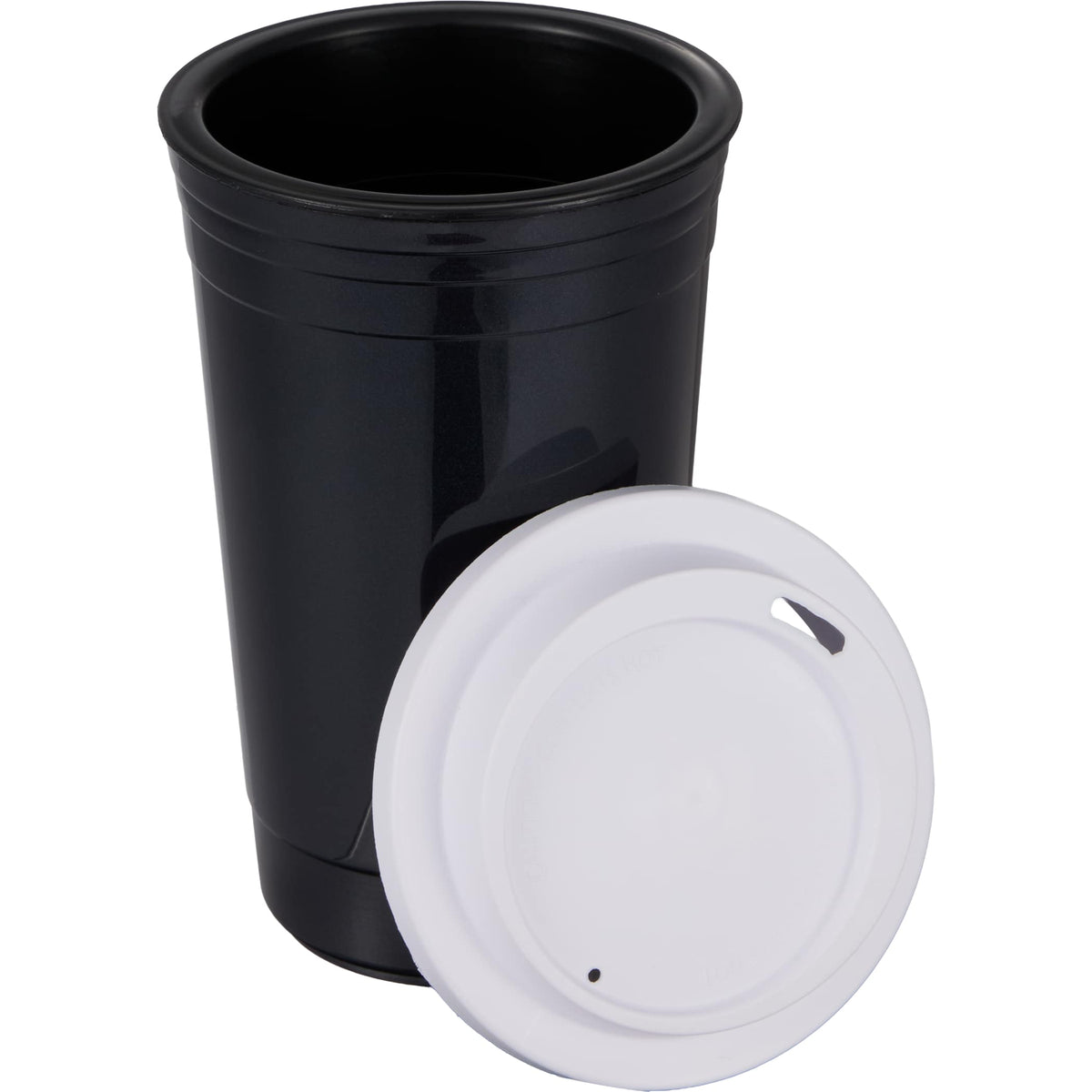 Custom The Traveler Insulated Cup 16 oz. w/ Lid - blank SM-6544BK