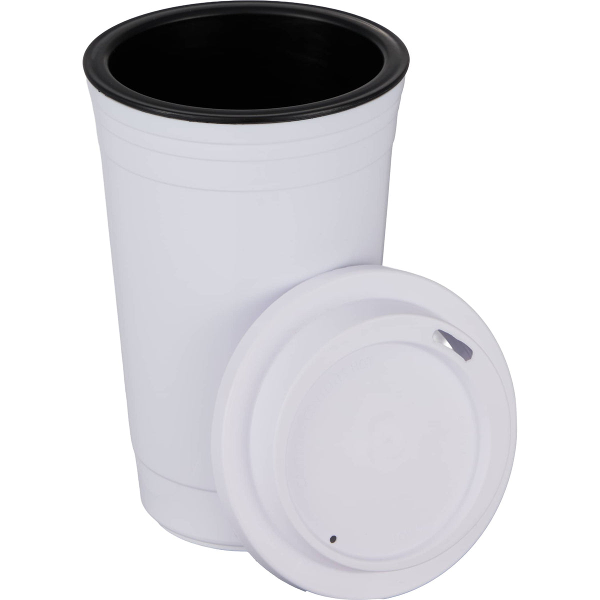 Custom The Traveler Insulated Cup 16 oz. w/ Lid - blank SM-6544WH