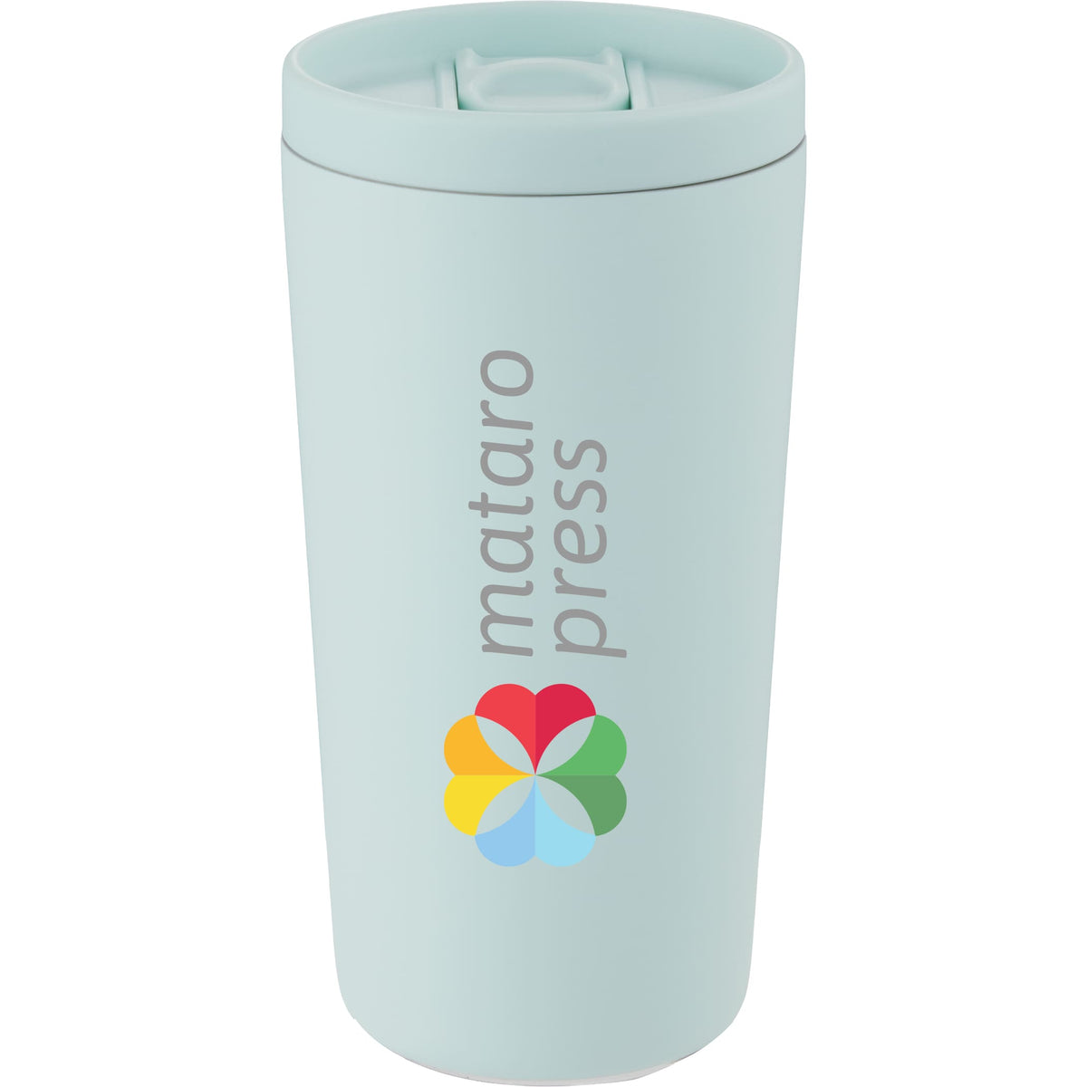 Custom Carissa Vaccum Insulated Tumbler w/ Slide Lid 14oz - decorated SM-6554BLA