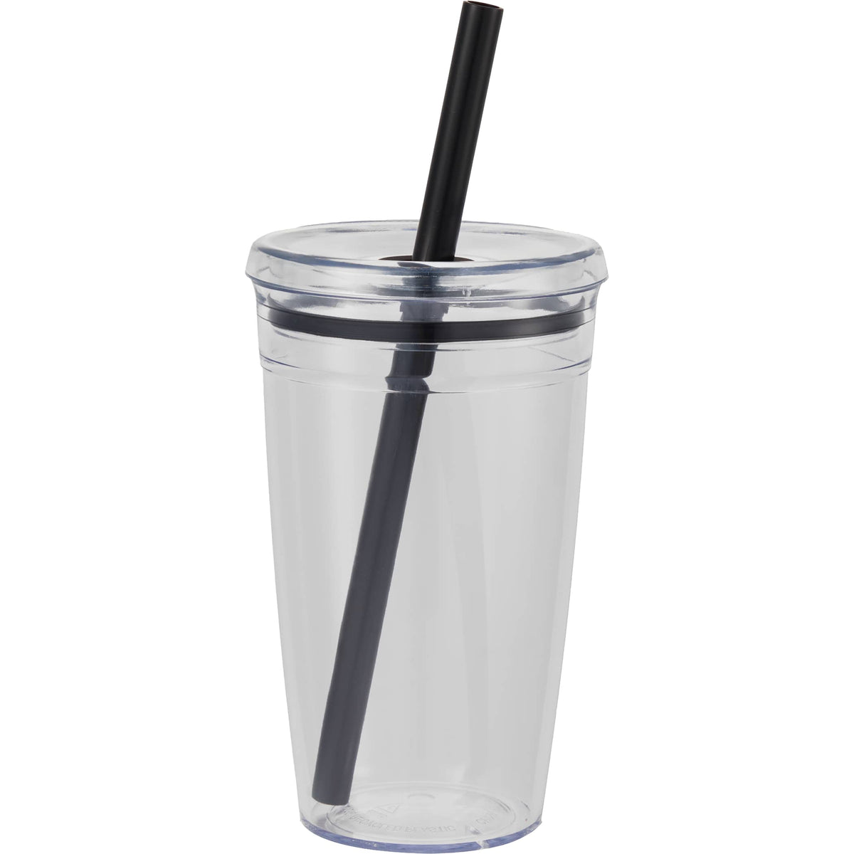Custom Anna Recycled Acrylic Tumbler w/ Straw 15oz - back