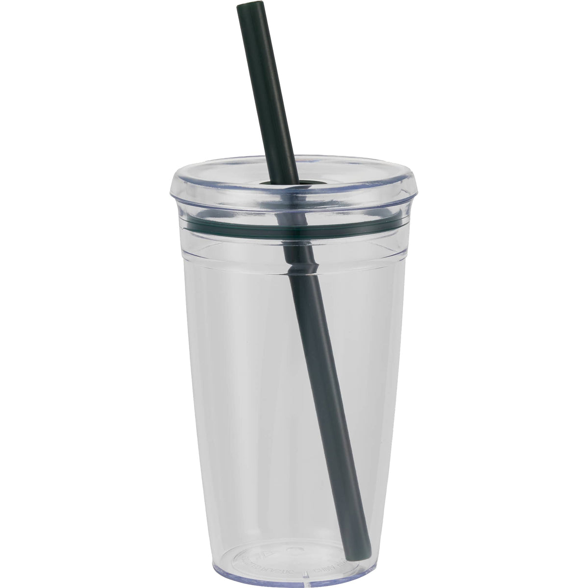 Custom Anna Recycled Acrylic Tumbler w/ Straw 15oz - blank SM-6560GR