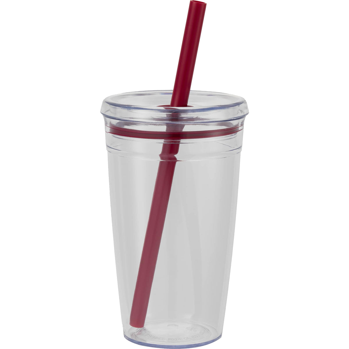 Custom Anna Recycled Acrylic Tumbler w/ Straw 15oz - blank SM-6560MR
