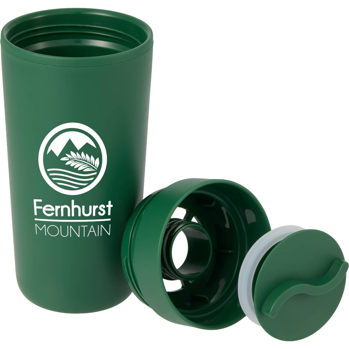 Custom Lola Recycled Tumbler w/ 360 degree lid 16 oz - decorated SM-6561GR
