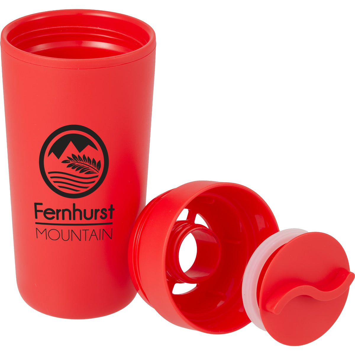 Custom Lola Recycled Tumbler w/ 360 degree lid 16 oz - decorated SM-6561RD