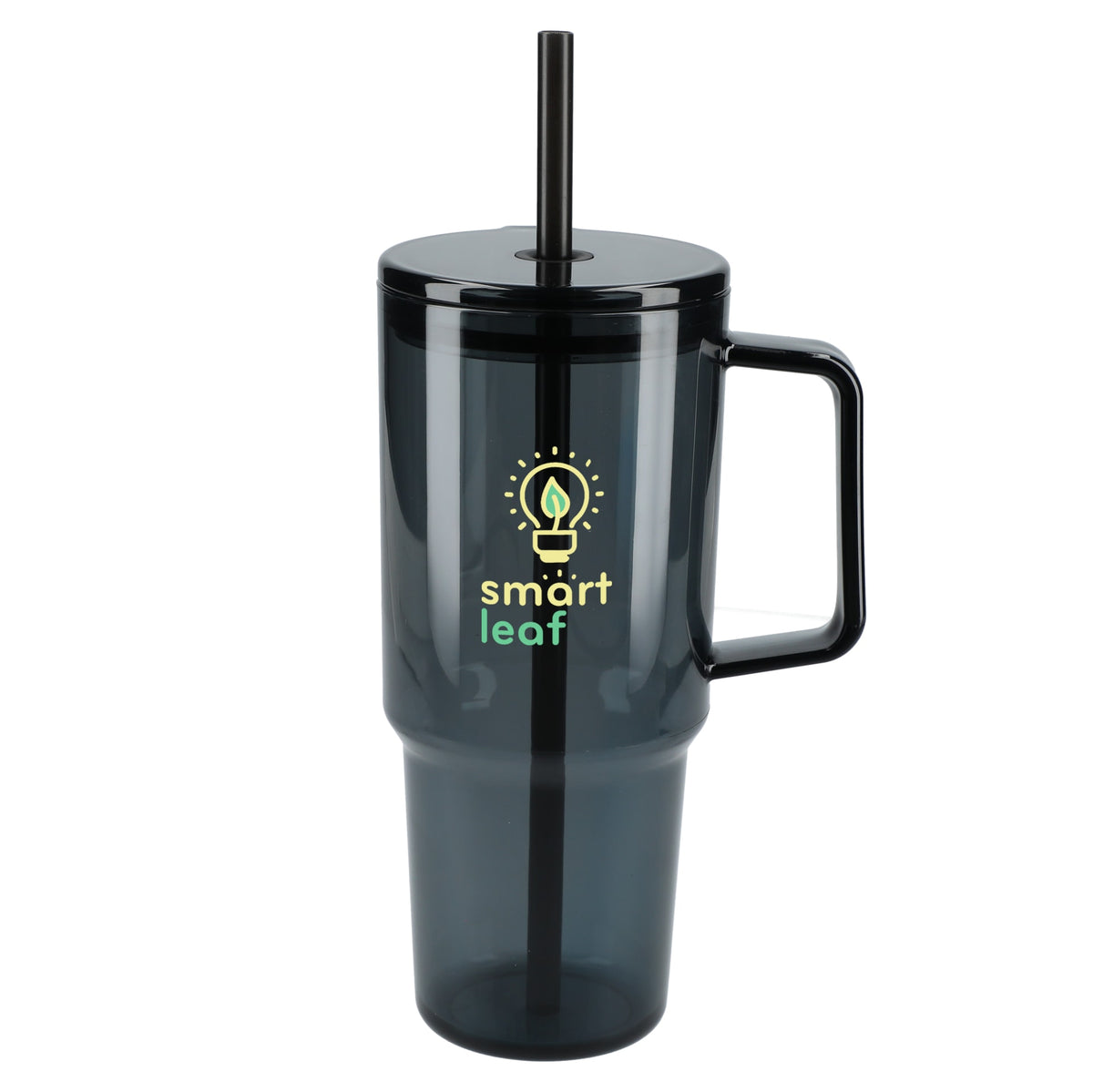 Custom Lucien Recycled Acrylic Travel Mug 40oz - decorated SM-6963BK