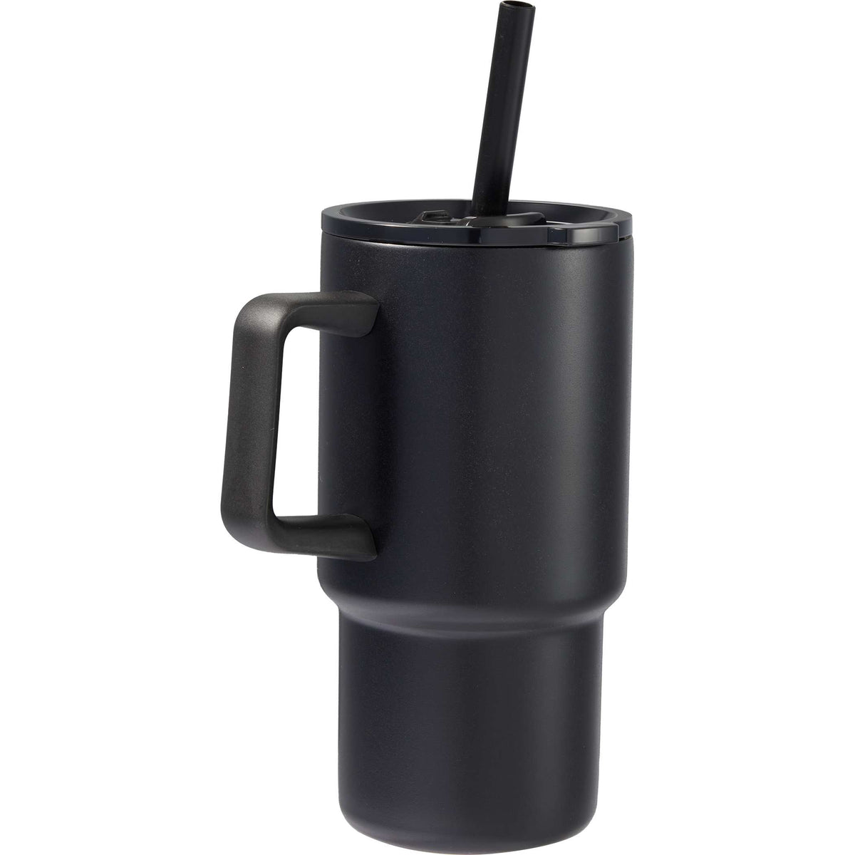 Custom Summit 18oz Recycled Vacuum Insulated Mug w/ Straw - back