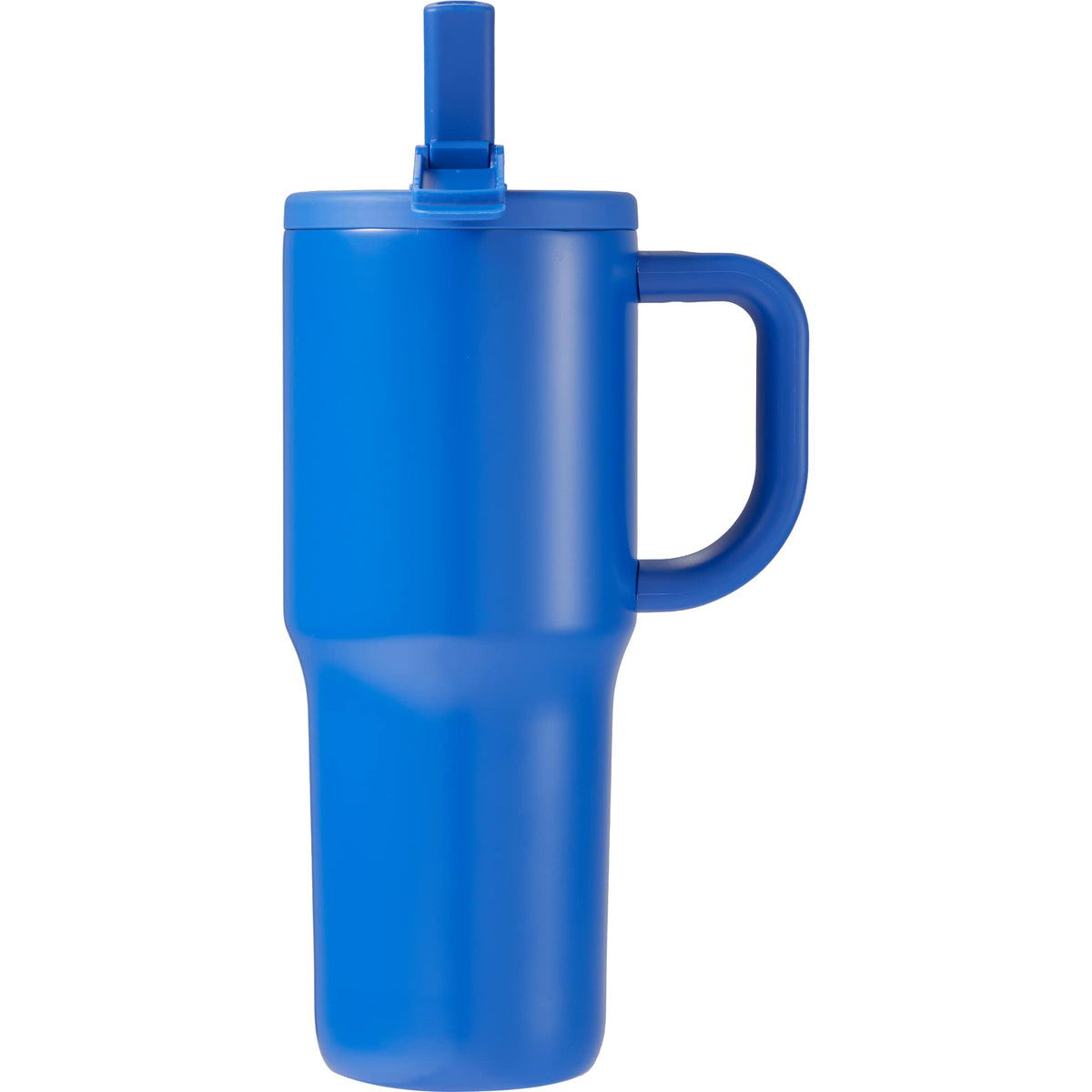 Custom Alpine 30oz Vac Insul Mug w/protective straw cover - blank SM-6983BBL