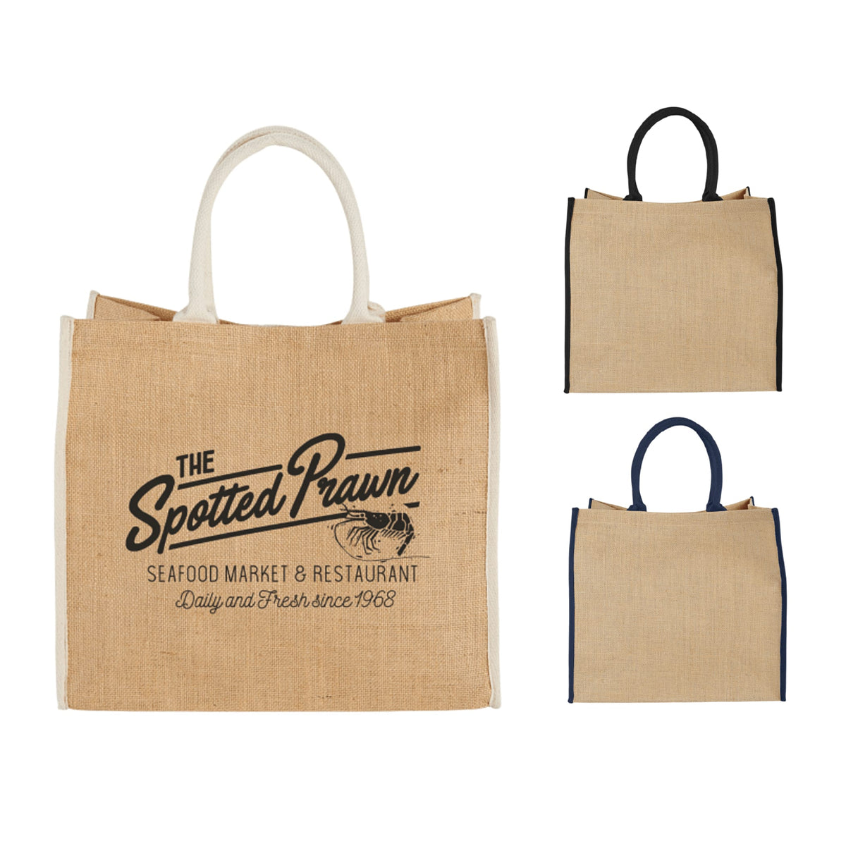 Custom Large Jute Tote