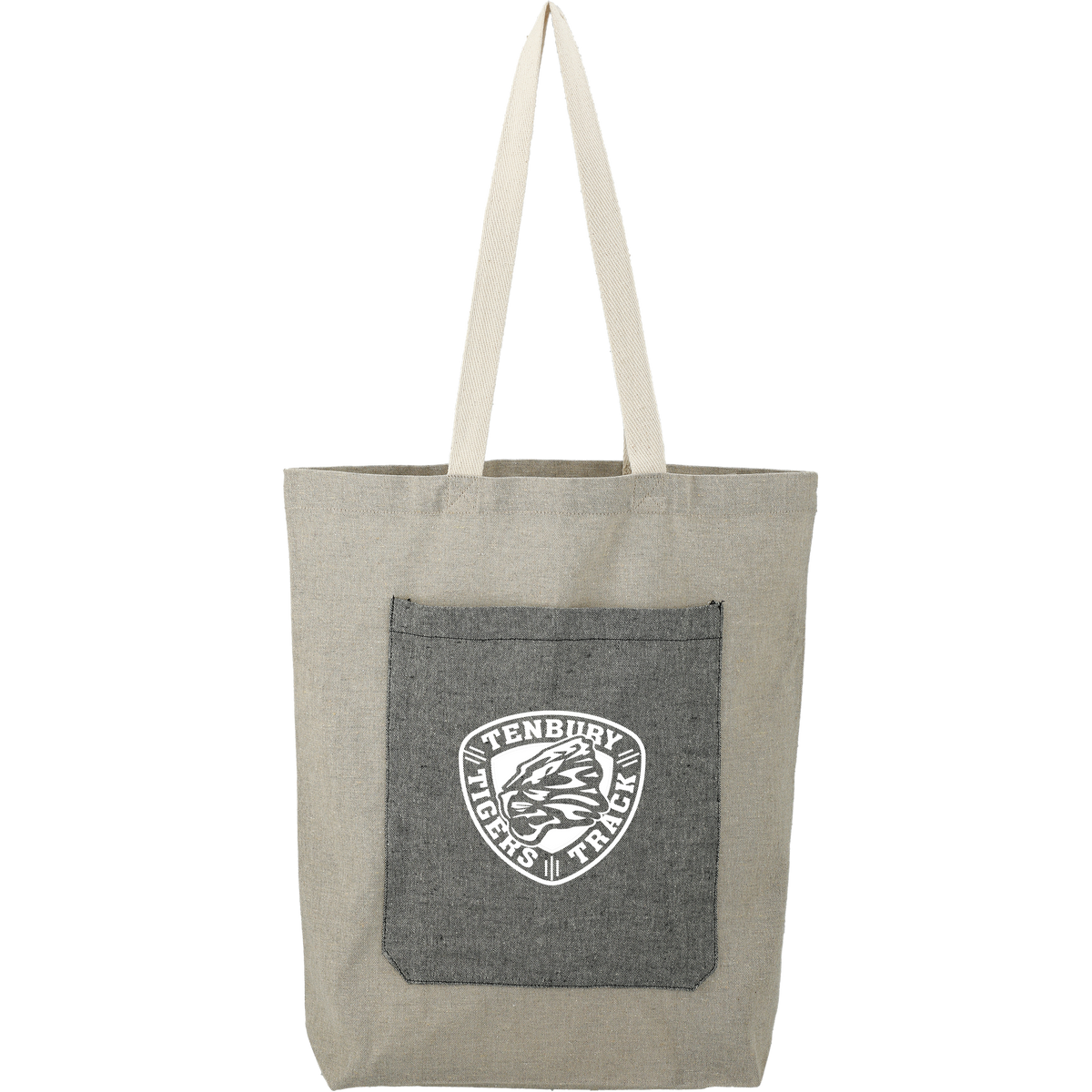 Custom Recycled Cotton Pocket Tote