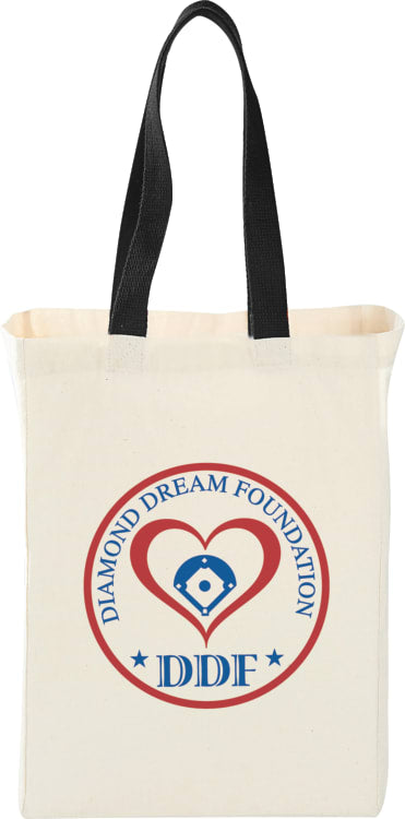 Custom Nebraska 5oz Cotton Canvas Grocery Tote - decorated SM-7236BK