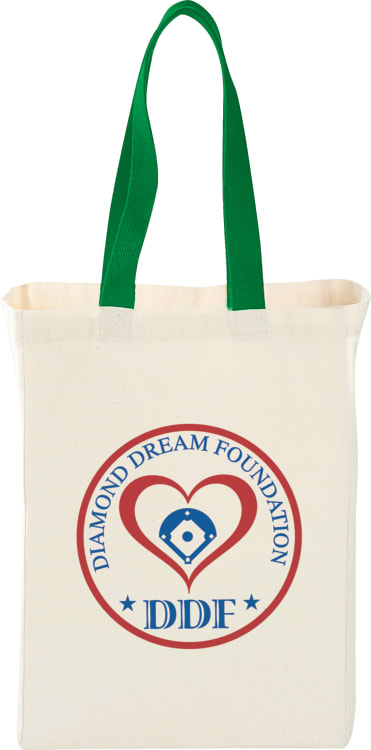 Custom Nebraska 5oz Cotton Canvas Grocery Tote - decorated SM-7236GR