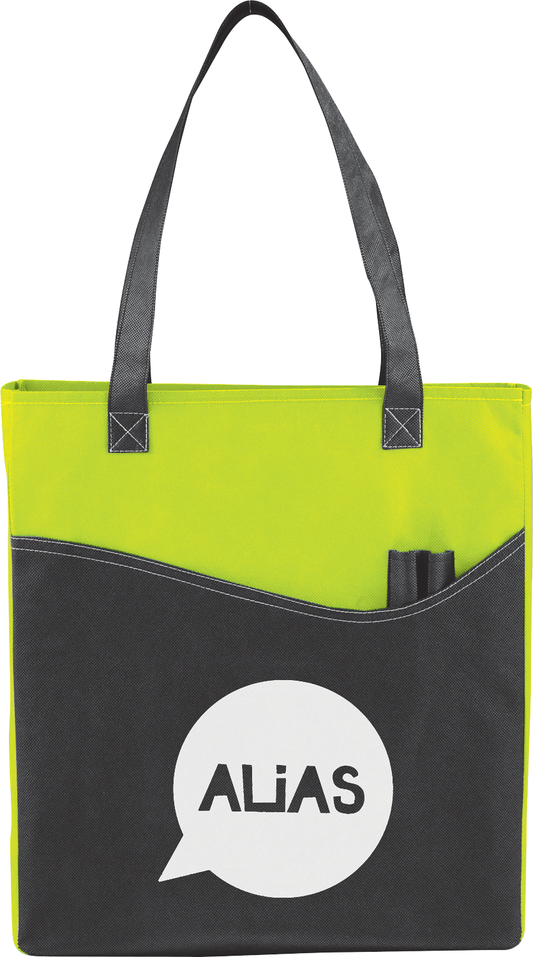 Custom Rivers Pocket Non-Woven Convention Tote