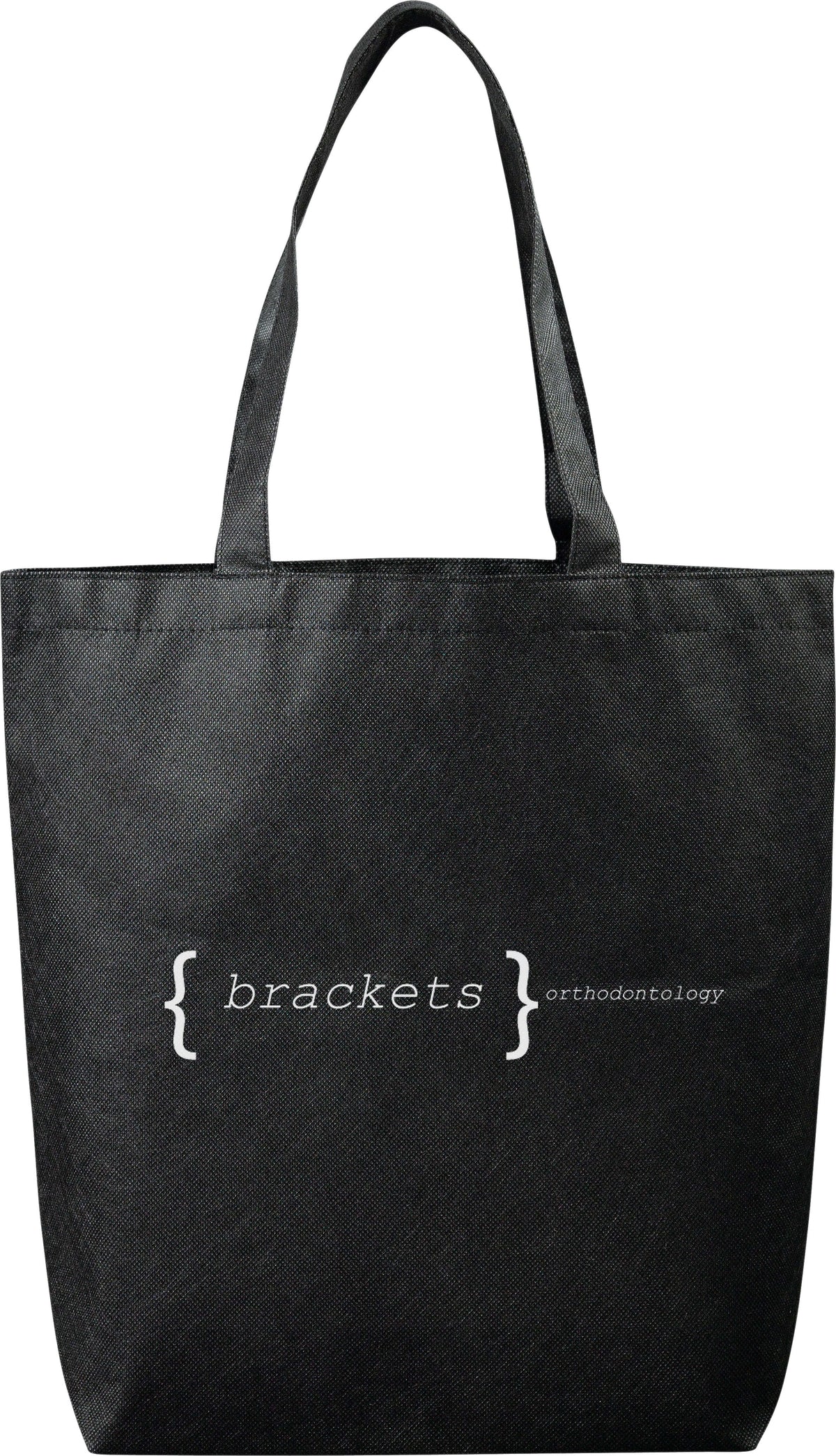 Custom Eros Non-Woven Shopper Tote - decorated SM-7329BK