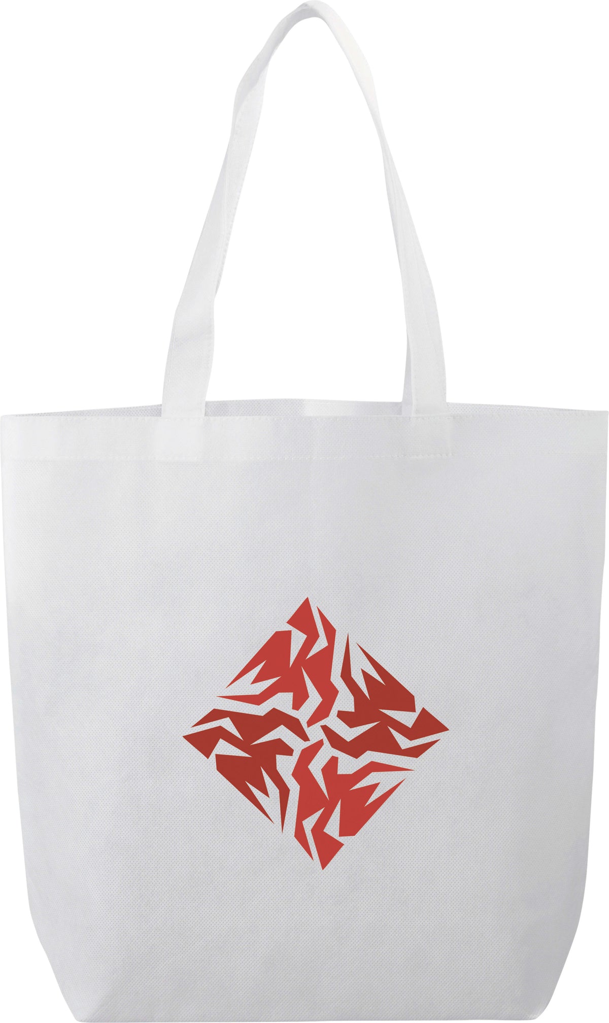 Custom Eros Non-Woven Shopper Tote - decorated SM-7329WH