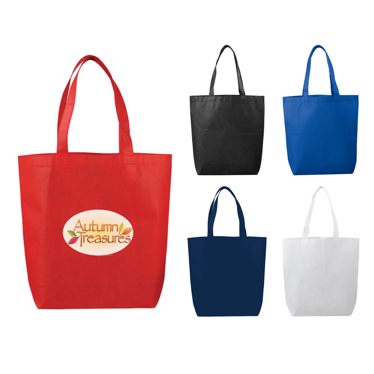Custom Eros Non-Woven Shopper Tote - decorated SM-7329RE