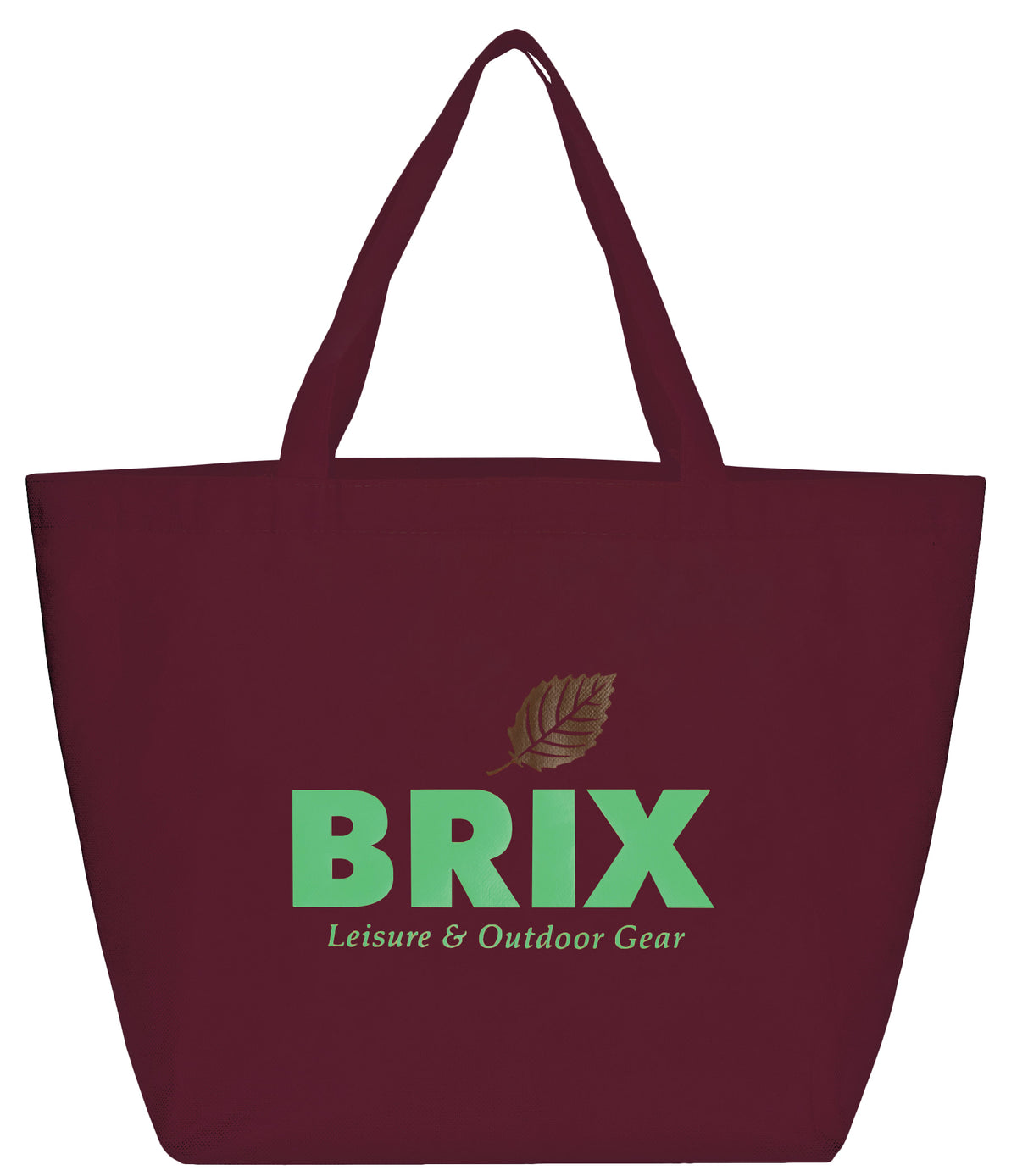 Custom YaYa Budget Non-Woven Shopper Tote - decorated SM-7346BU