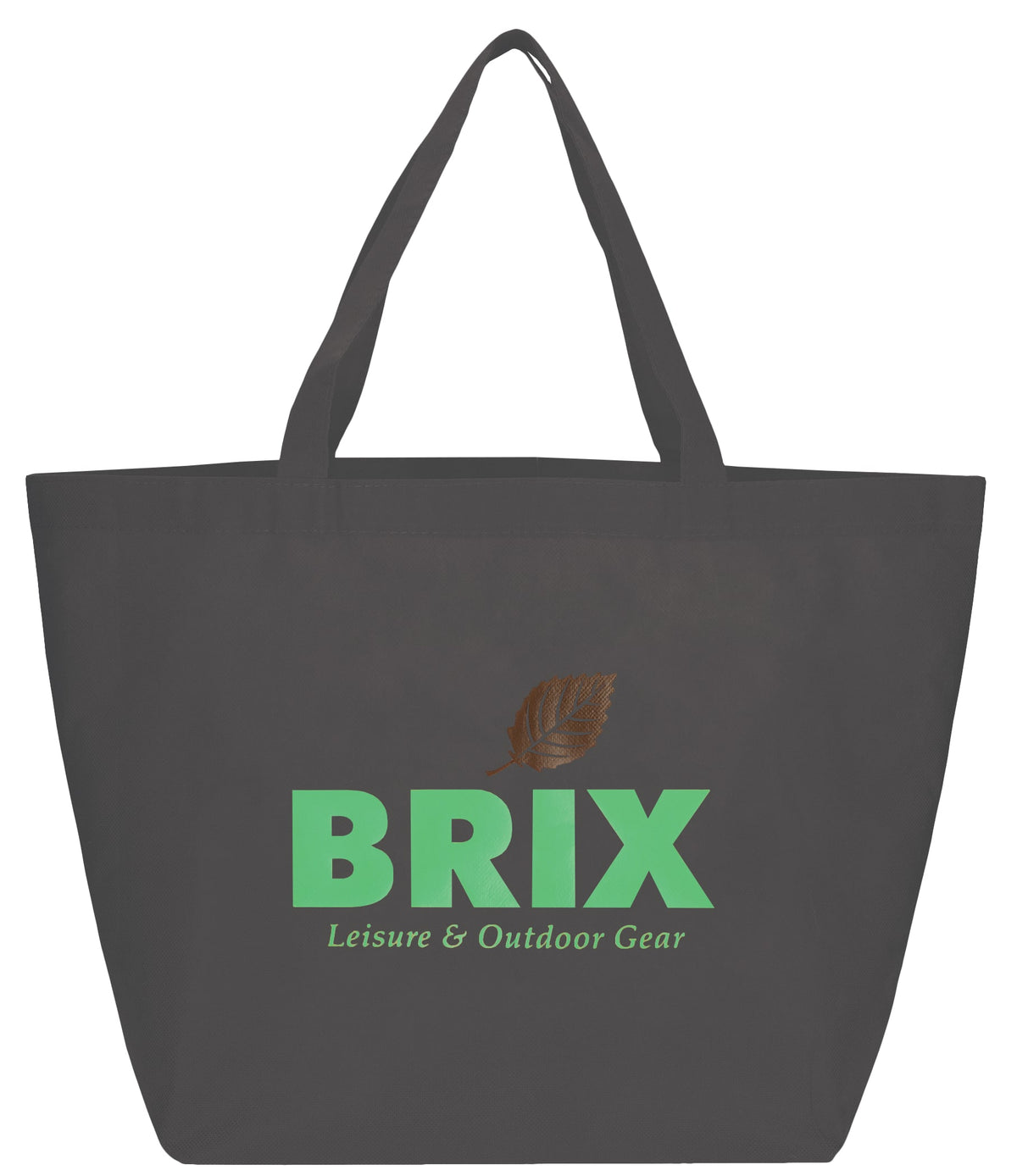 Custom YaYa Budget Non-Woven Shopper Tote - decorated SM-7346GY