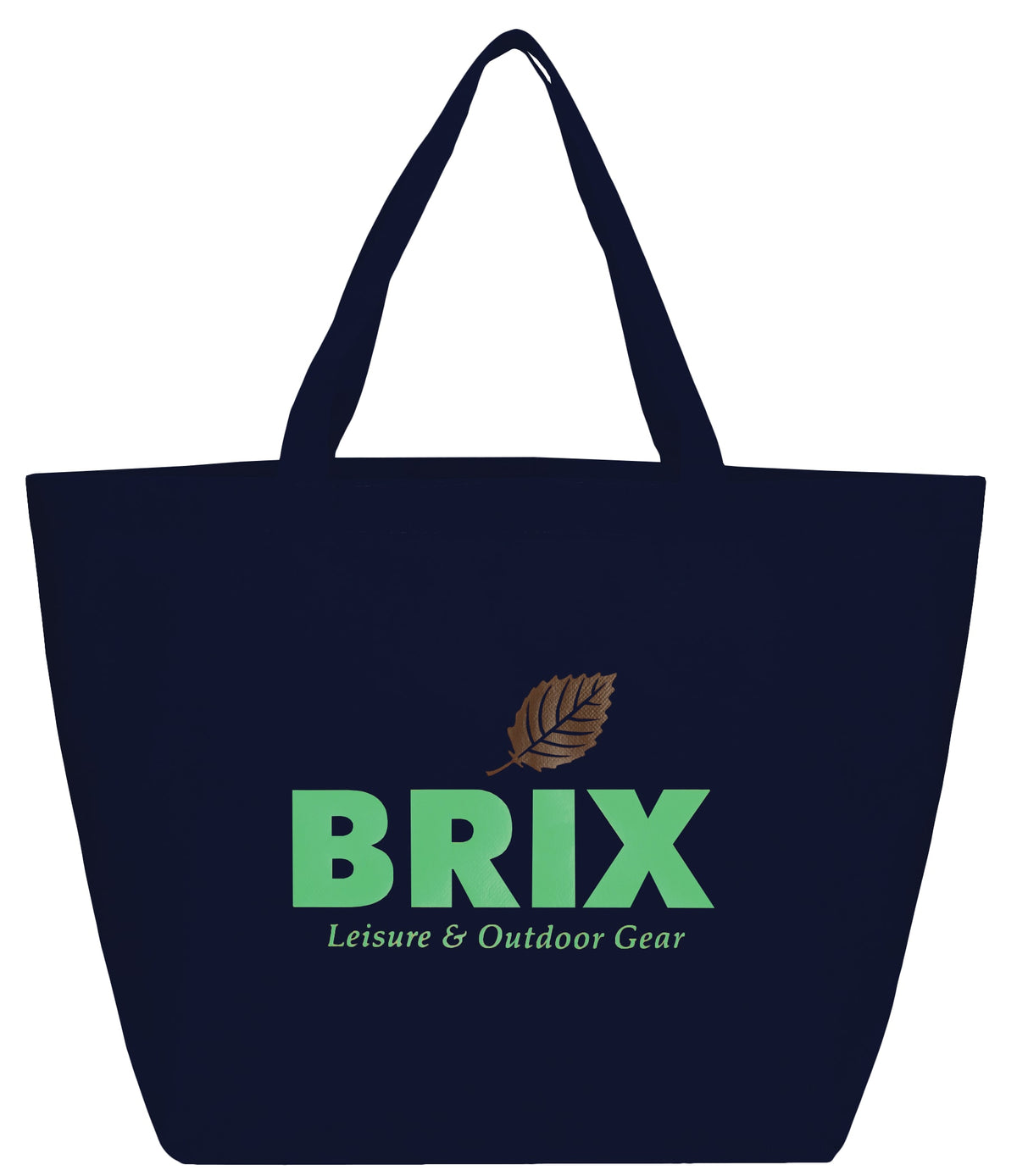 Custom YaYa Budget Non-Woven Shopper Tote - decorated SM-7346NBL