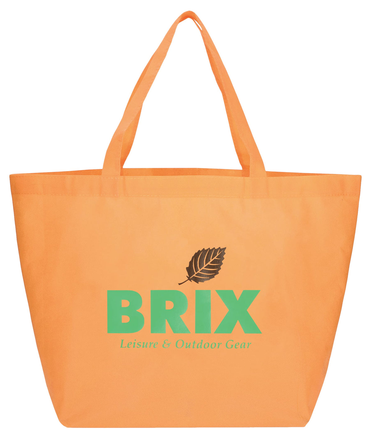 Custom YaYa Budget Non-Woven Shopper Tote - decorated SM-7346OR