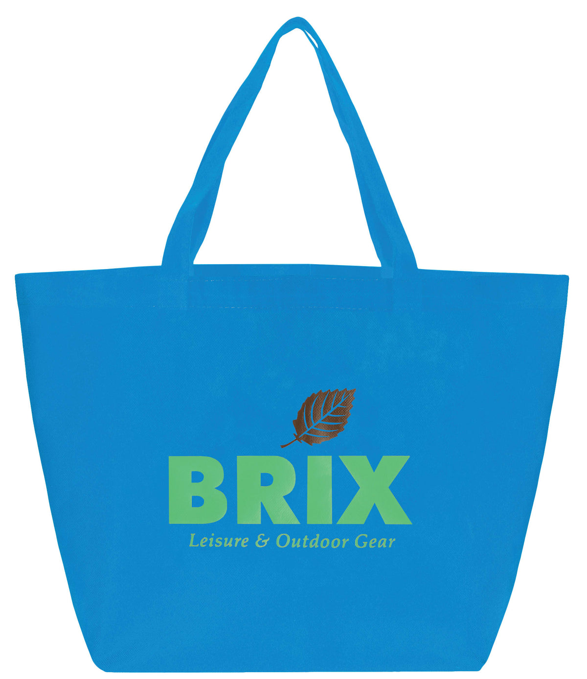 Custom YaYa Budget Non-Woven Shopper Tote - decorated SM-7346PBL