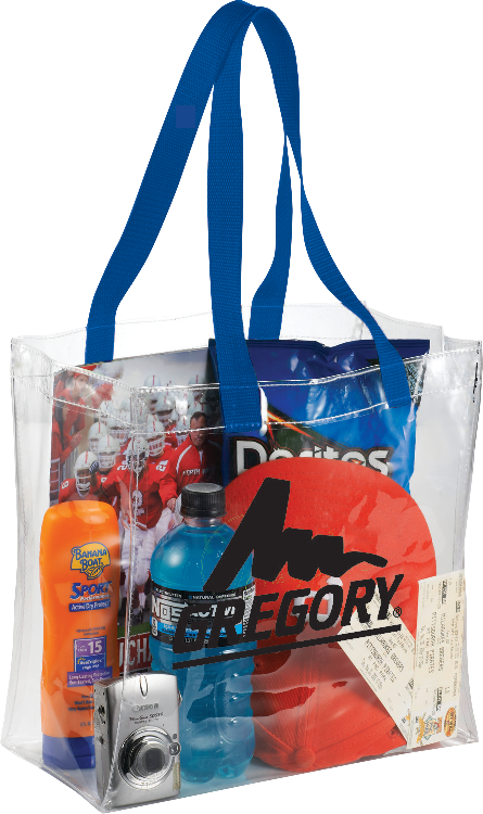 Custom Rally Clear Stadium Tote