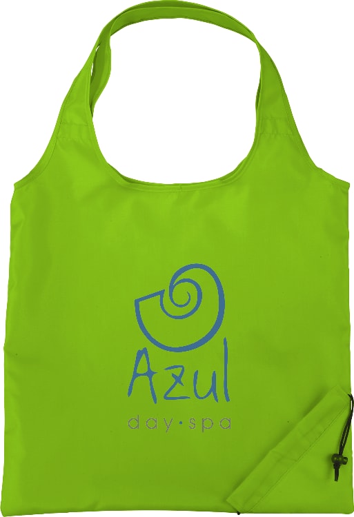 Custom Bungalow Foldaway Shopper Tote - decorated SM-7403LGR