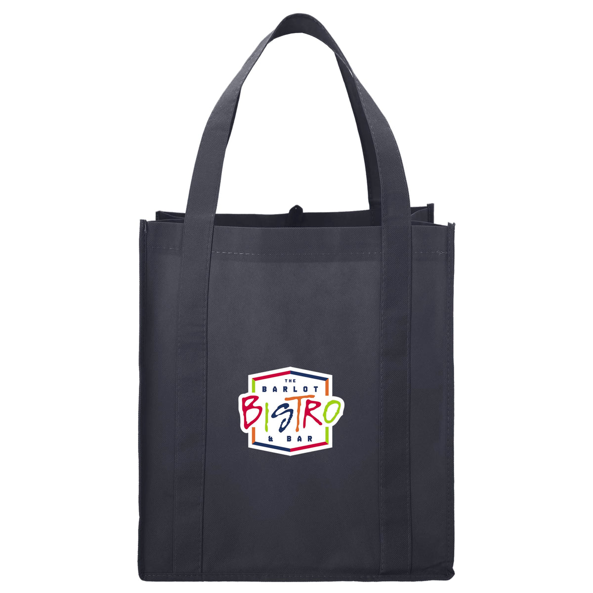 Custom Little Juno Non-Woven Grocery Tote - decorated SM-7412CA