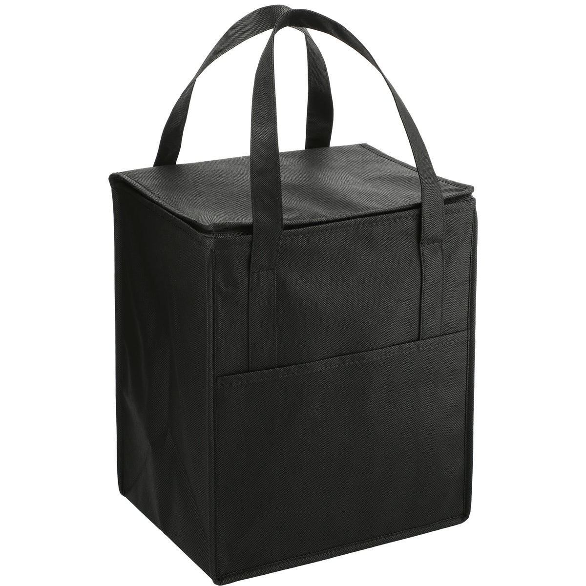 Custom Hercules Flat Top Insulated Grocery Tote - angle
