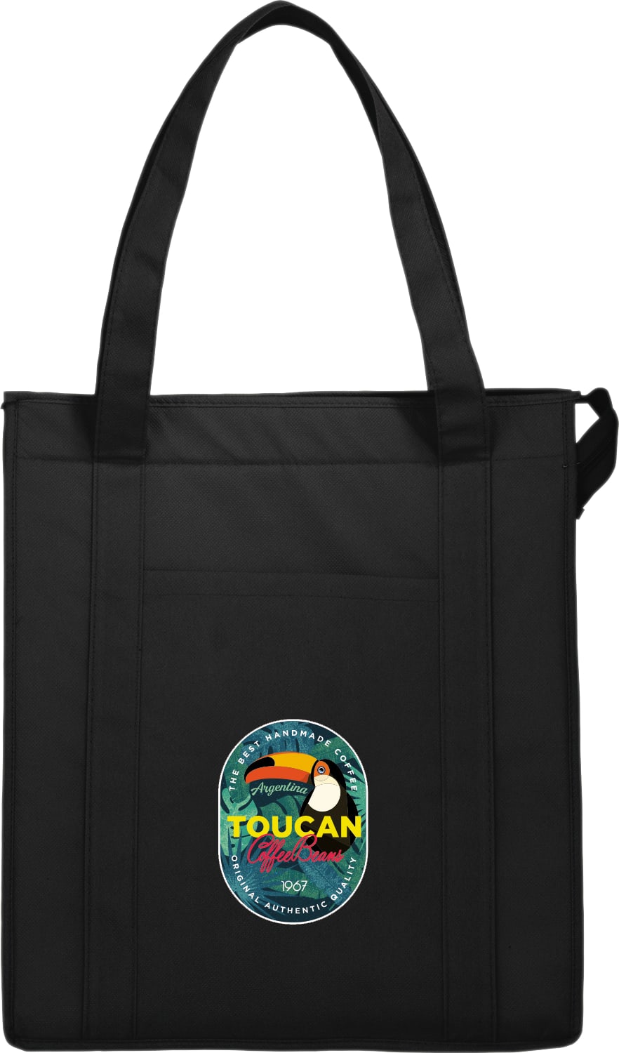 Custom Hercules Insulated Grocery Tote - decorated SM-7431BK