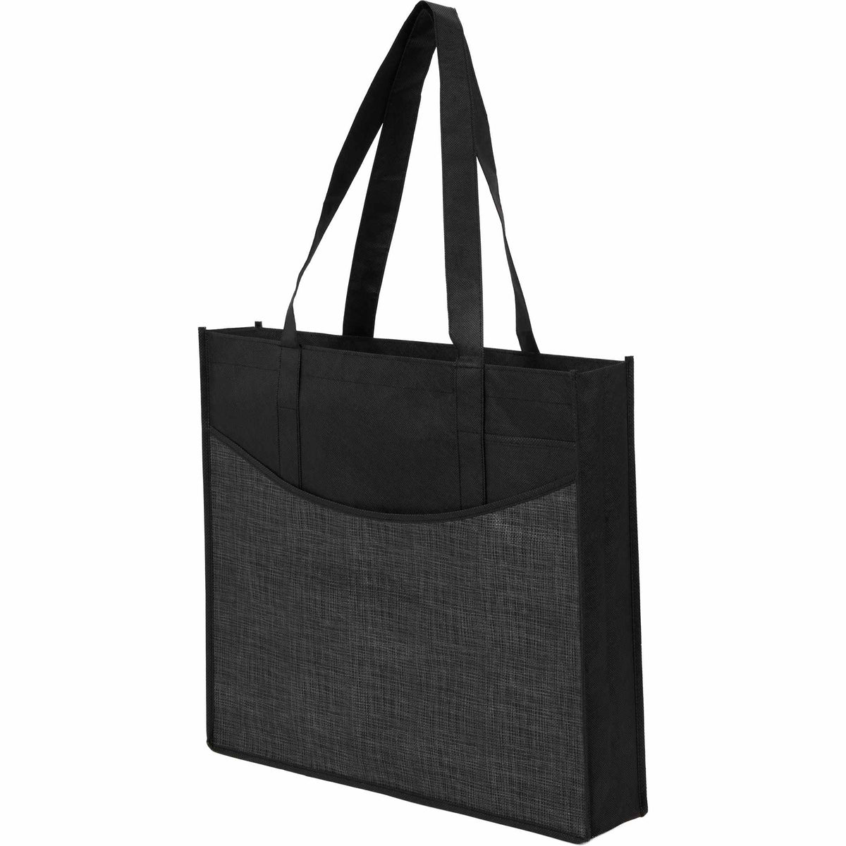 Custom Brooke Recycled Non-Woven Convention Tote - angle