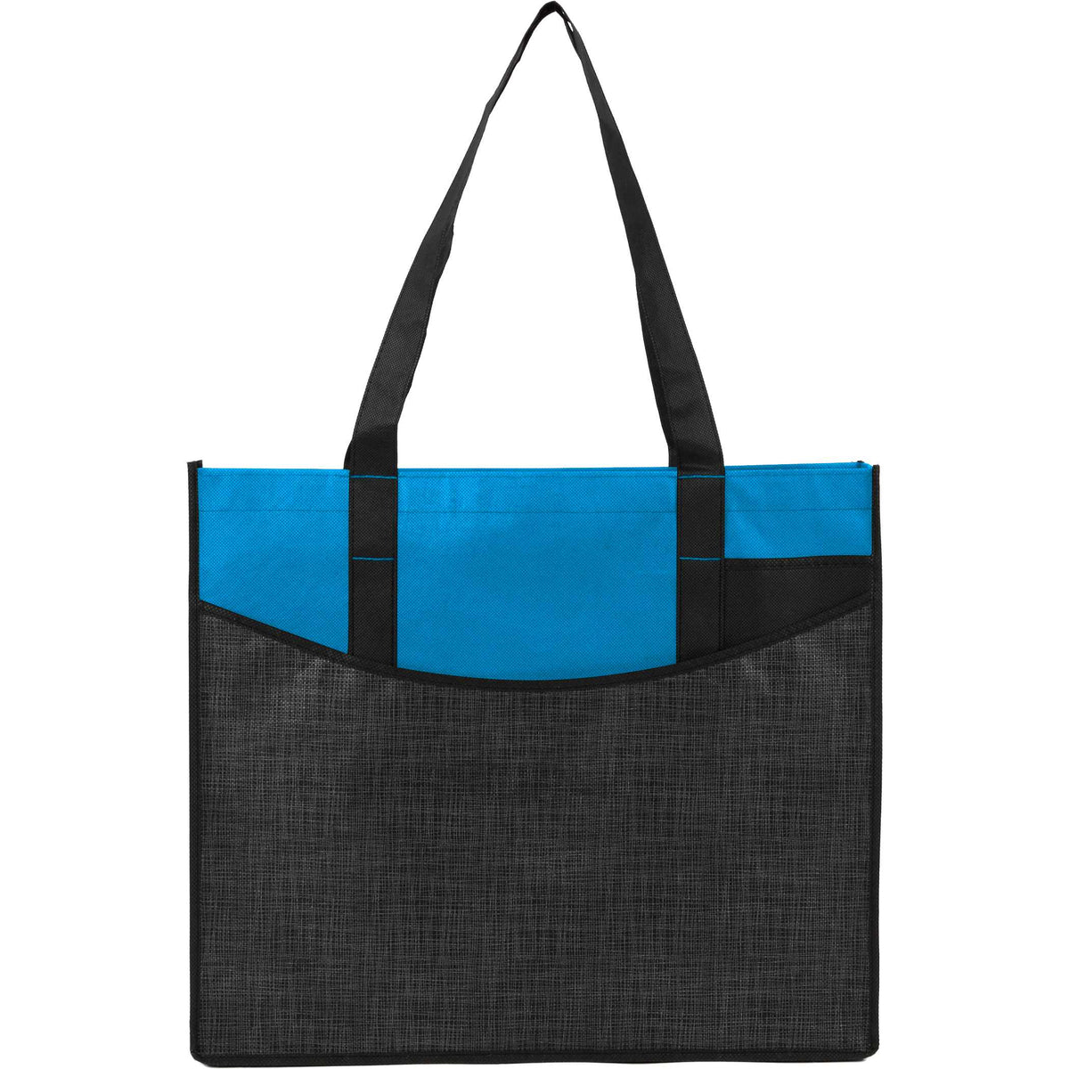Custom Brooke Recycled Non-Woven Convention Tote - blank SM-7473PBL