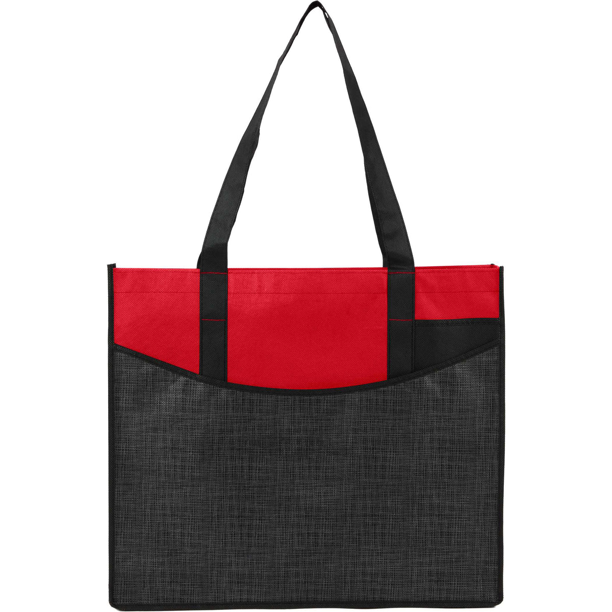 Custom Brooke Recycled Non-Woven Convention Tote - blank SM-7473RD