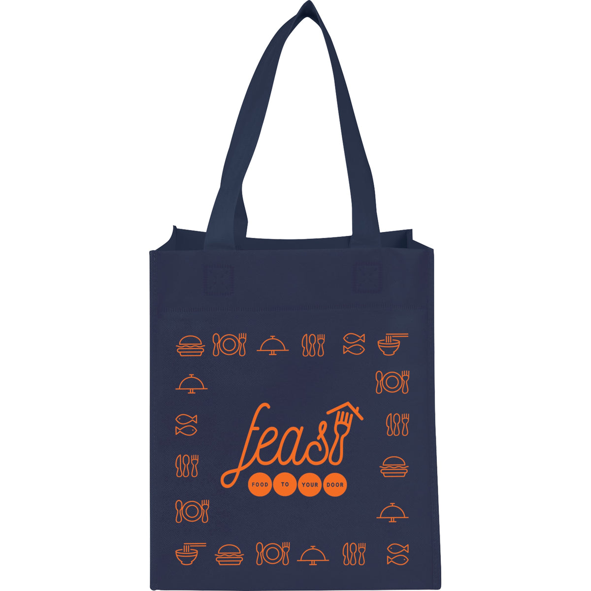 Custom Basic Grocery Tote - decorated SM-7725NY