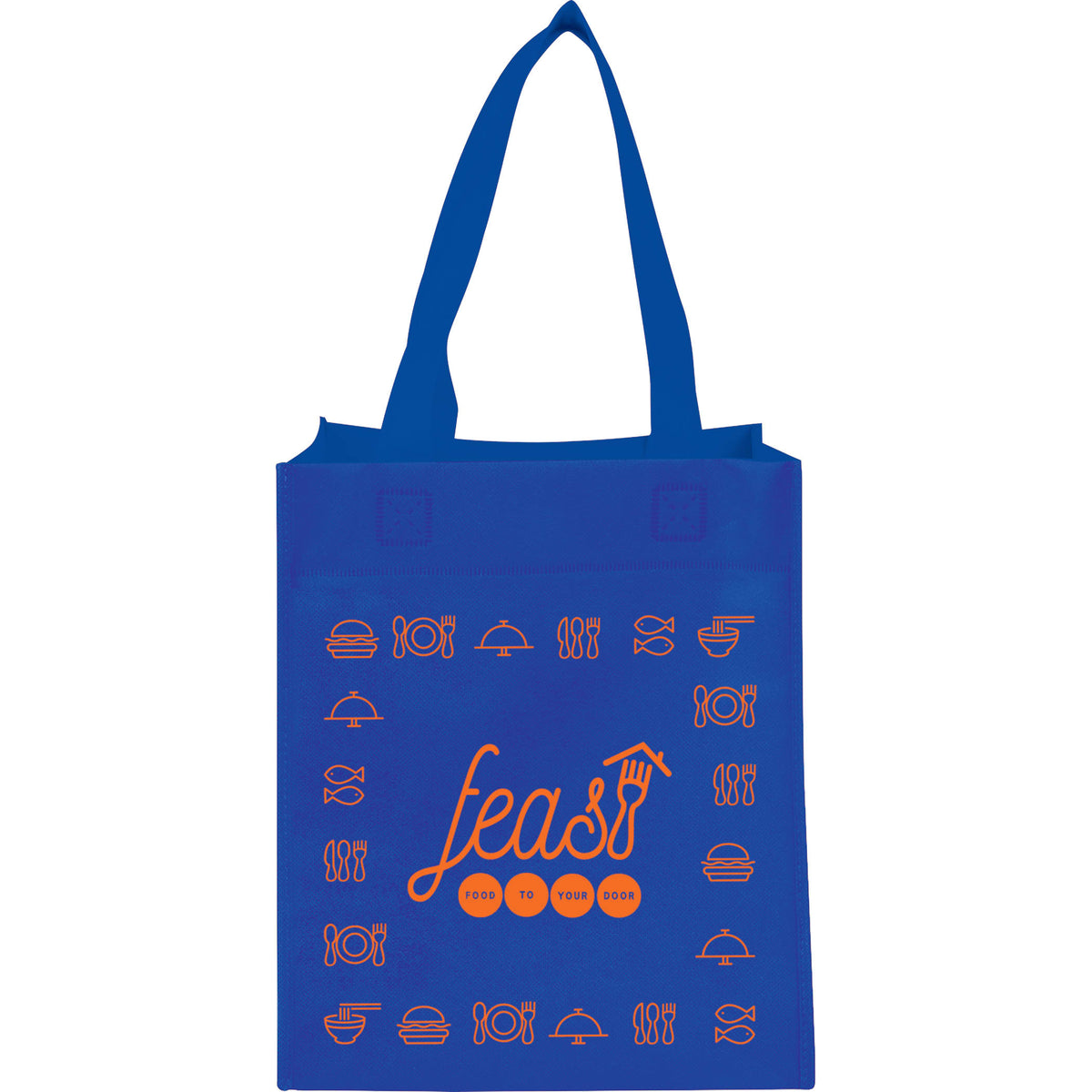 Custom Basic Grocery Tote - decorated SM-7725RYL