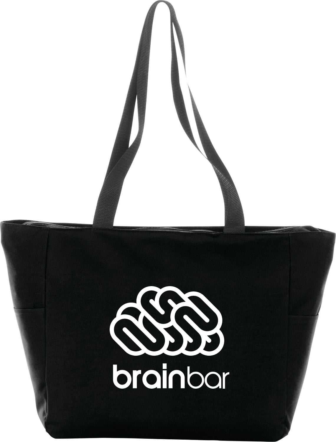 Custom Essential Zip Convention Tote - decorated SM-7753BK