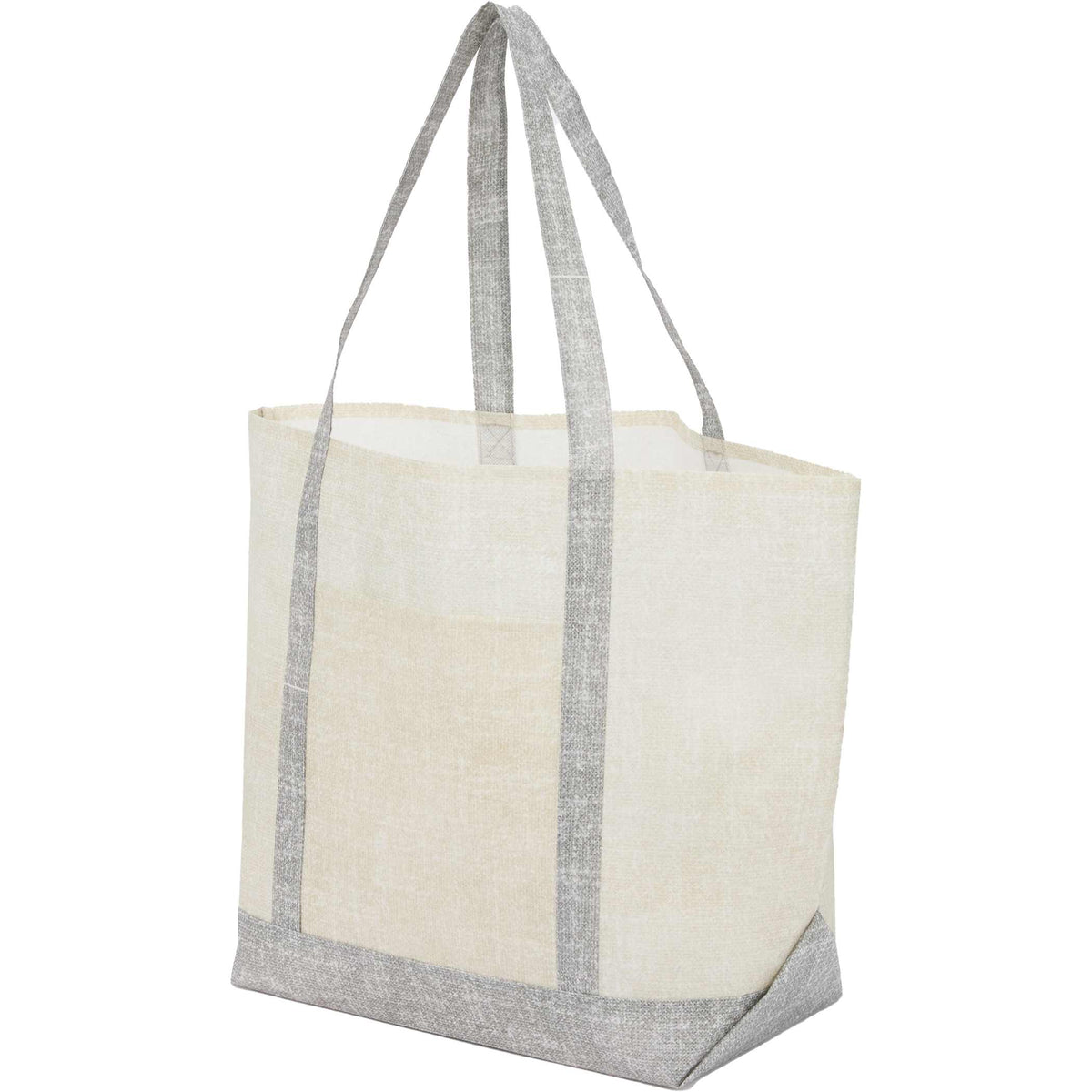 Custom Recycled Beacon Non-Woven All Purpose Tote - angle