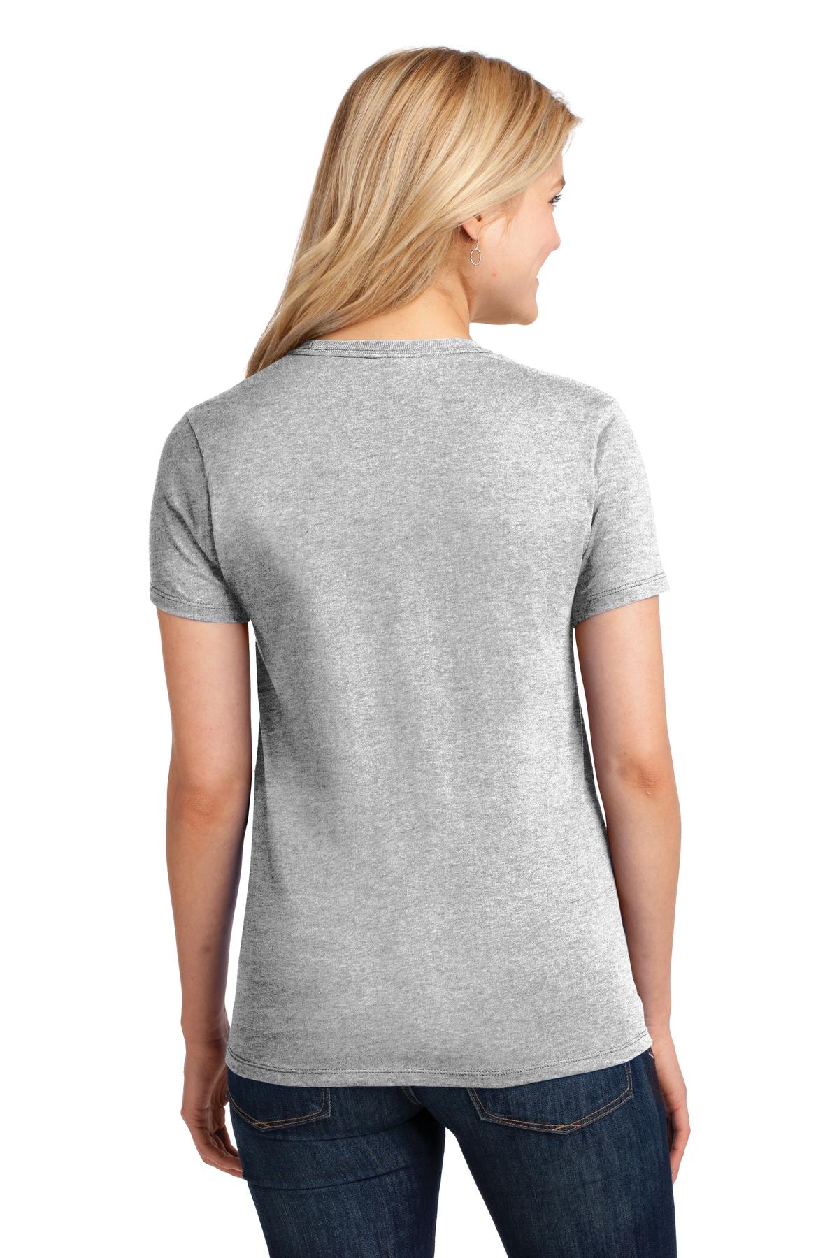Ash Port & Co Women's Core Cotton Tee. LPC54 plain