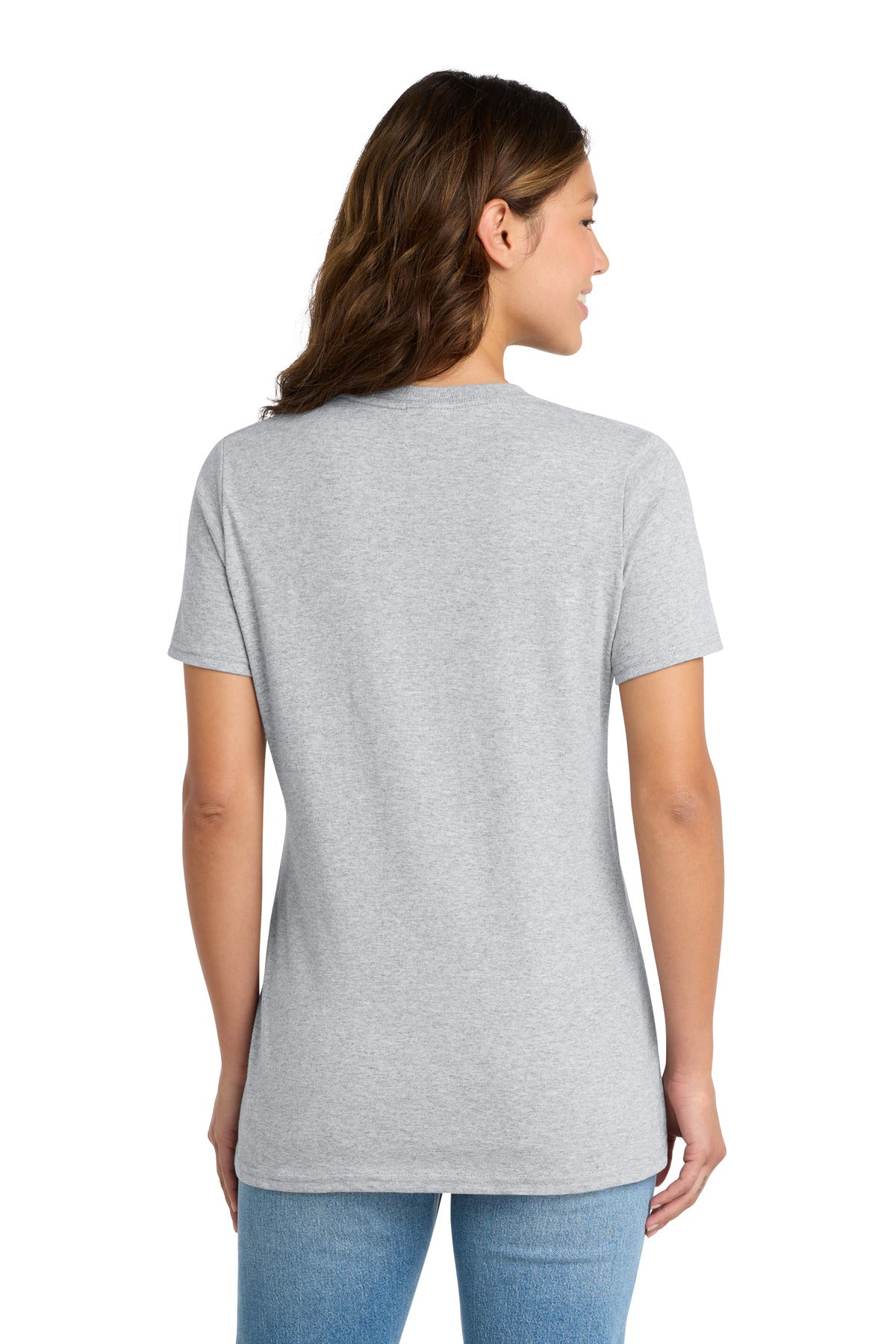 Ash Port & Co Women's Core Cotton Tee. LPC54 plain