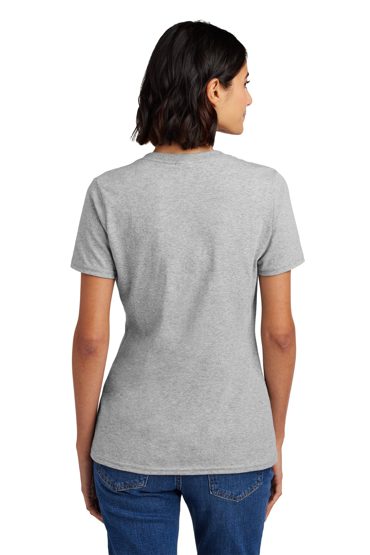 Ash Port & Co Women's Core Cotton V-Neck Tee. LPC54V plain